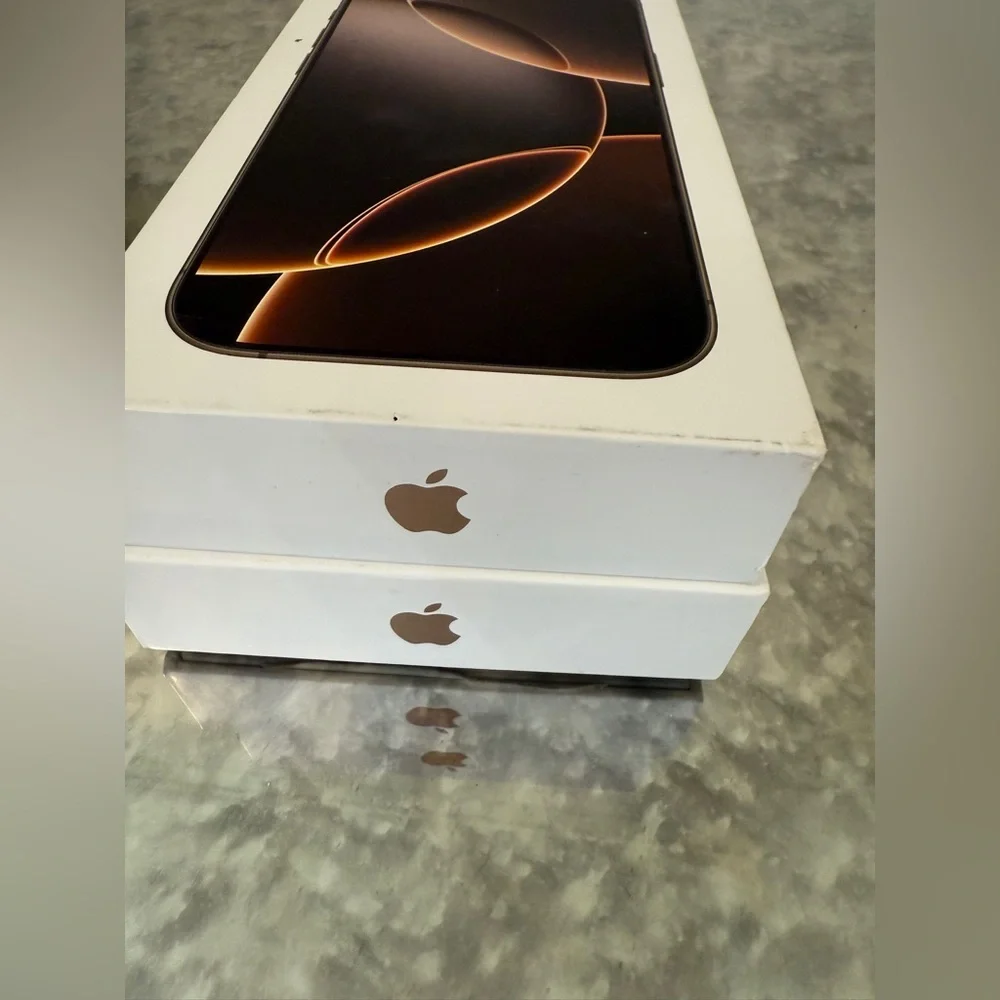 Boxes from Apple 16 Pro Max and 16 Pro iPhone - BOXES ONLY NO PHONE